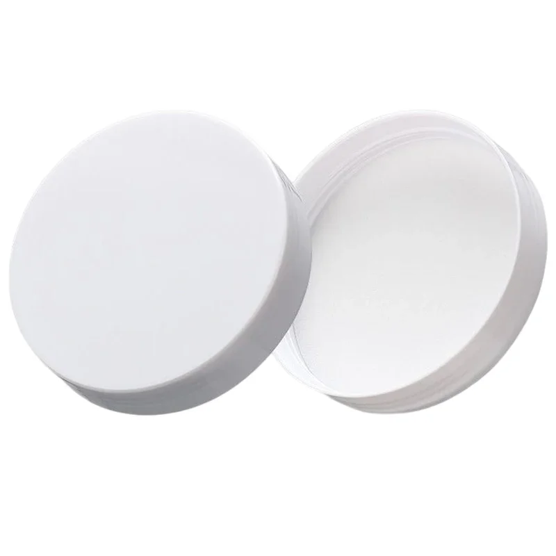 20 piezas Frascos vacíos de plástico de 30/50/60/80/100/150ml con tapas blancas, recipiente para crema facial, botella de viaje para alimentos, suministros para el hogar