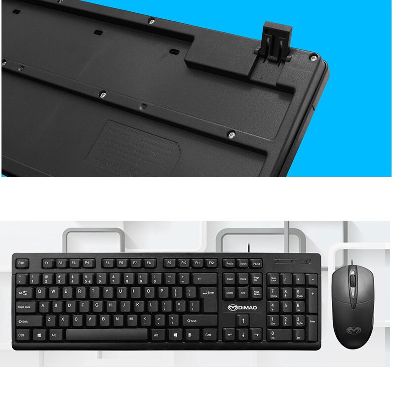 Mute Keyboard and Mouse Gaming Office Keyboard Mice Wired PC Gamer USB Silent Game Mause Ergonomics Gaming Mouse Keyboard Gamer