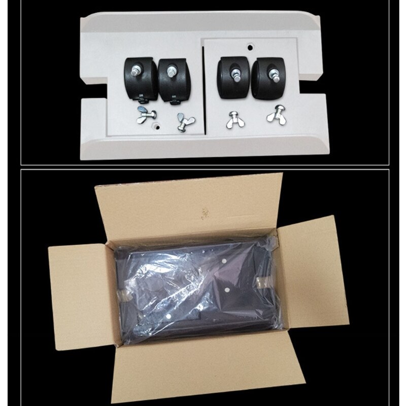 CPU Stand Mobile Desktop Tower Computer Floor Stand Rolling Caster Wheels Adjustable Width