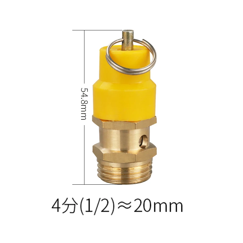 1/8" 1/4'' 3/8" 1/2" BSP 8kg Luftkompressor Sicherheitsventil Druckentlastungsregler für Druckleitungen/-schiffe: Black