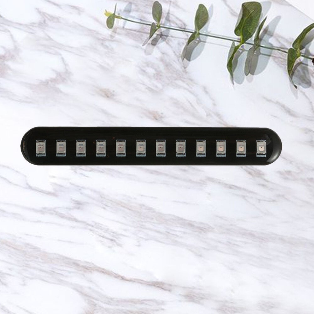 1PC 12 LED moto barre lumineuse bande frein arrêt clignotant plaque d'immatriculation lumière