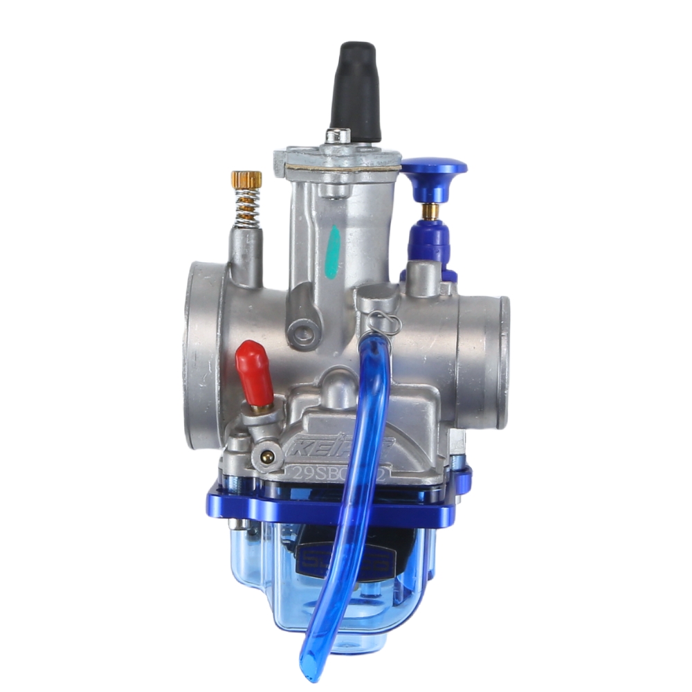For KEIHIN KOSO OKO PWK 24 26 28 30 32 34mm Blue Bowl 2T 4T Scooter ATV Dirt Bike Universal Racing Carburetor With Power Jet