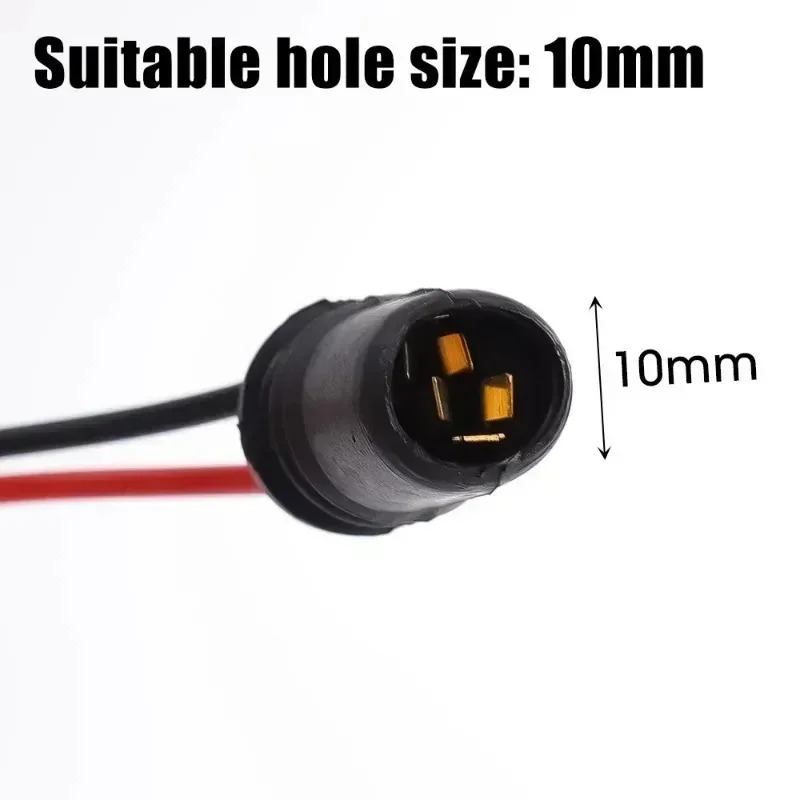 T10 W5W bombilla de cuña para coche, soporte de conector, extensión de lámpara LED, soporte de Base de bombilla, Base de cuña, enchufe de bombilla