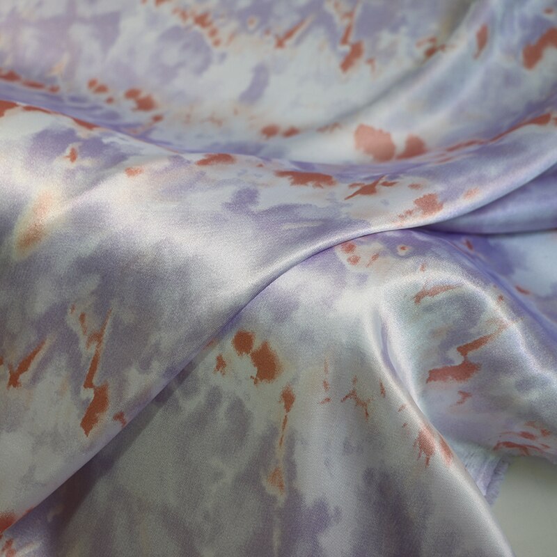 100cm * 148cm Krawatte Gefärbt 100% Polyester Satin Stoff Weiche Charmeuse Kleid Futter Textil Weichem: 6