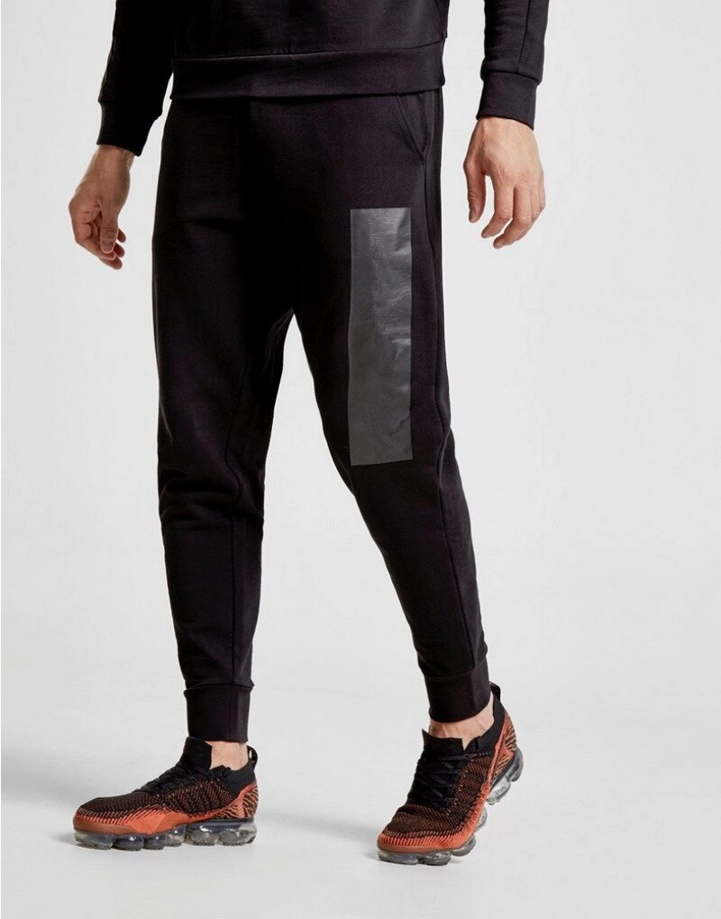 Men's C2K Joggers Male sportpants Trousers Casual Pants Sweatpants Cotton Fitness joggers: L / Black