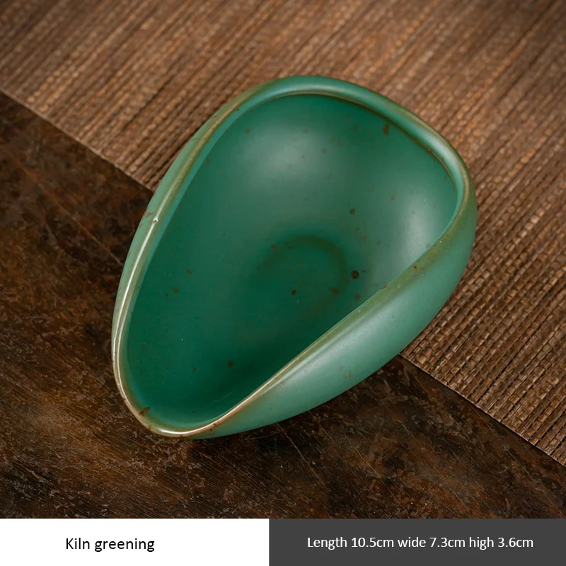 Plateau à mesurer les grains de café, plat à grains en céramique, tasse à mesurer en céramique pour poudre de café, accessoires pour café et thé pour la maison et le Restaurant: Ivoire