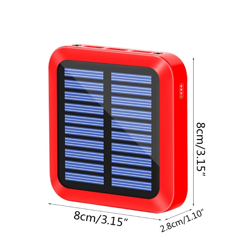 Mini Portable Solar Power Bank 10000 MAh Small Convenient Mobile Power for Phone