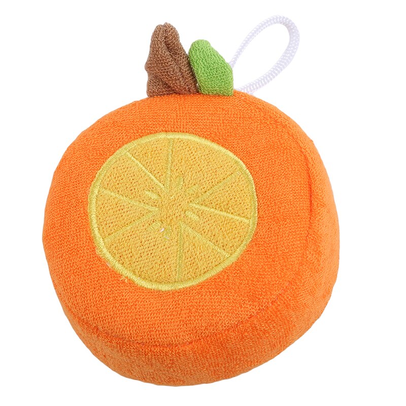 Baby bad aftørring barn bad brusebad kugle baby frugt form badeværelse produkter baby pleje essentials børn: Orange