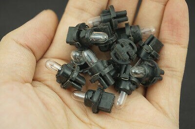 Ampoules et support universels pour tableau de bord T5, voiture 12V 1.4W, 10 pièces