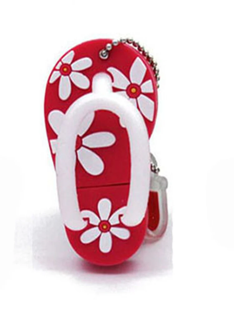 JASTER carino cartone animato USB 2.0 veloce unità 128GB ciabatta modello penna unità 64GB memoria bastone ad alta velocità 32GB regalo per bambini U disk: Rosso / 64GB