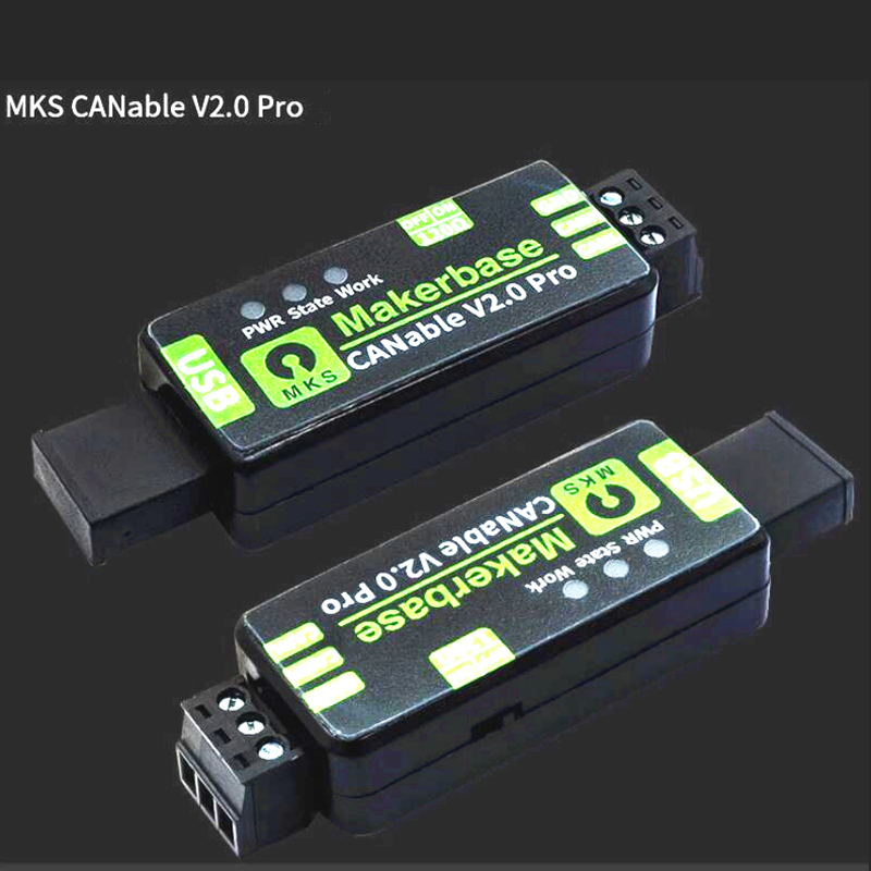 MKS CANable V2.0 S PRO USB to CAN adapter analyzer CANFD slcan SocketCAN CANdleLight klippe with cable
