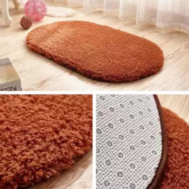 50*30 Cm Top Badkamer Tapijt Badmat Super Magische Anti-Slip Pad Kamer Ovale Tapijt Floor matten
