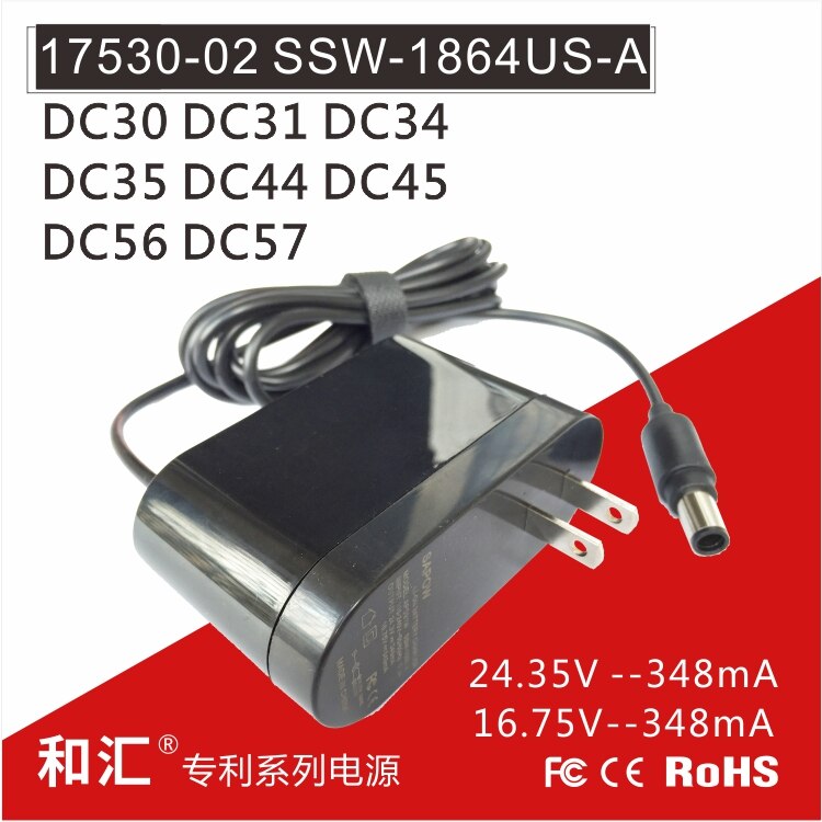 Merk 17530-02 ssw -1864us-a netadapter oplader voor dyson  dc30 dc31 dc34 dc35 dc44 dc45 dc56 dc57