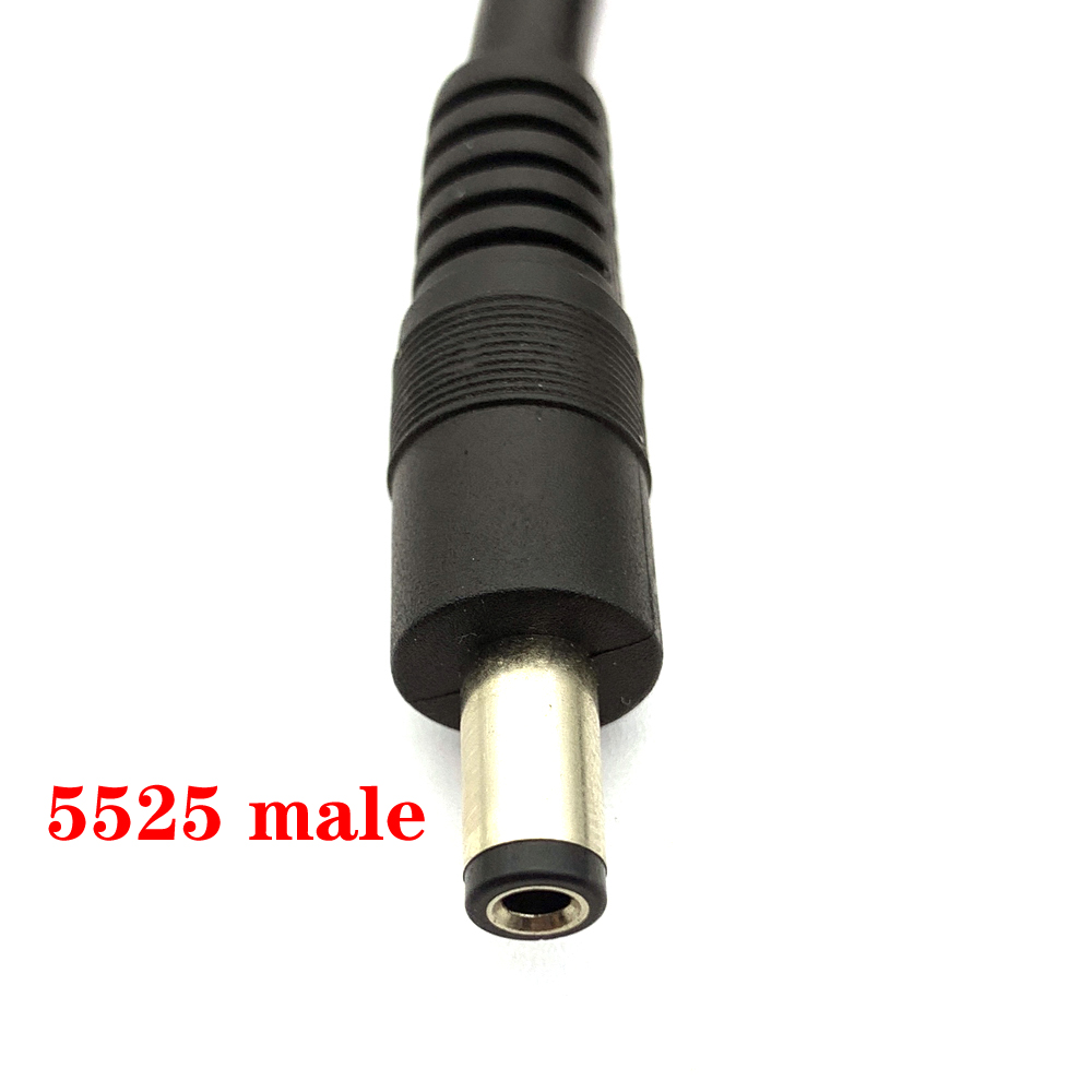 XT60 Male/Female Connector To DC5525/5521 Power Cable 5.5*2.5 5.5*2.1mm Adaptor Glasses Battery Charging Conversion Wire 10A 15A: WHITE / Bundle 1