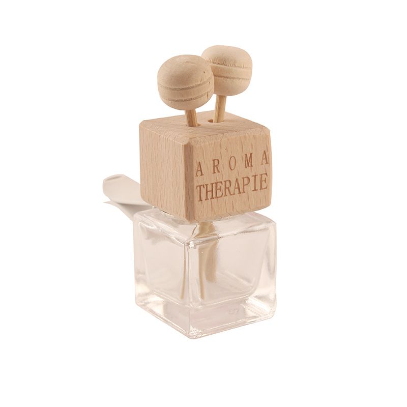 8Ml Auto Luchtverfrisser Parfum Clip Lege Glazen Fles Geur Ornament Uitlaat Diffuser Lege Etherische Olie Glas