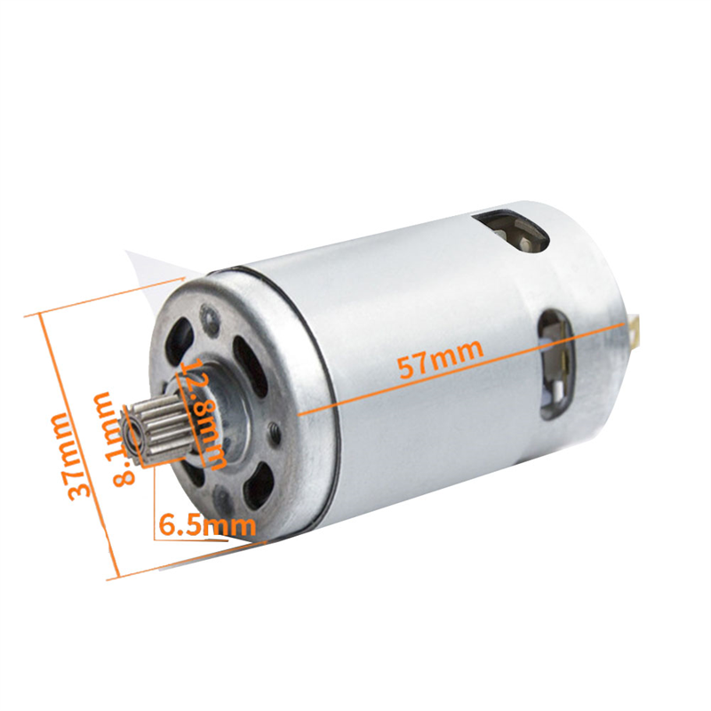 21v rs550- motors børstet motor, 14 tænder, egnet til 4/6 tommer batteridrevet mini-skovsav, kædesavsværktøj, tilbehør