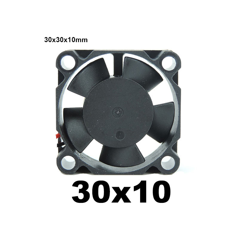 4010 12025 8010 30mm dc 5V 12V 24V Ventola di raffreddamento Motore Brushless Astuccio Silenzioso 40MM 50MM 60MM 70MM 80MM 90MM 120MM per stampa 3D 2spillo: marrone / Fascio 3