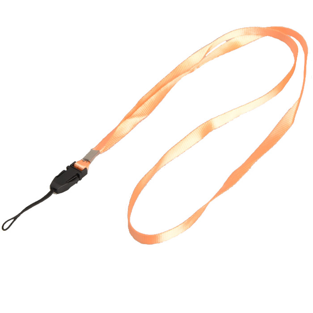 Lanyards Hals Telefon Gurt Für Ich würde bestehen Karte Abzeichen Fitnessstudio Schlüssel/praktisch USB Halfter DIY aufhängen Seil Lariat Schlüsselband: licht orange