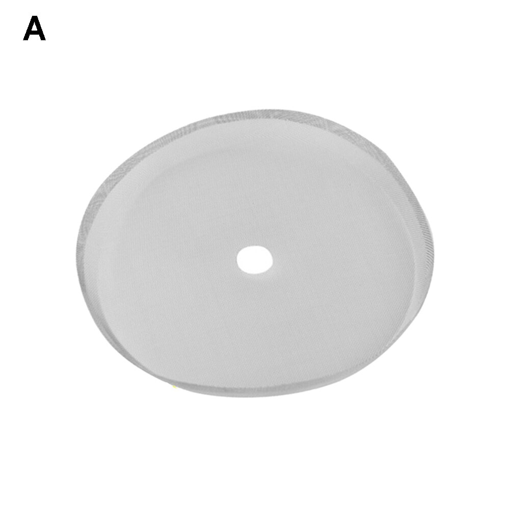 Stainless Steel Reusable Detachable Mesh Filter Home Office Coffee Maker Sheet Coffee Filter Paper: A