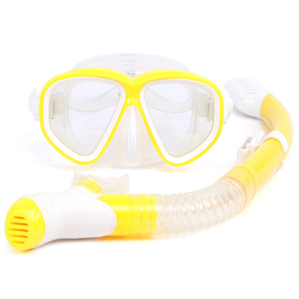 Brand Snorkeling Mask Gear Snorkel Set Anti-Fog Tempered Glass Scuba