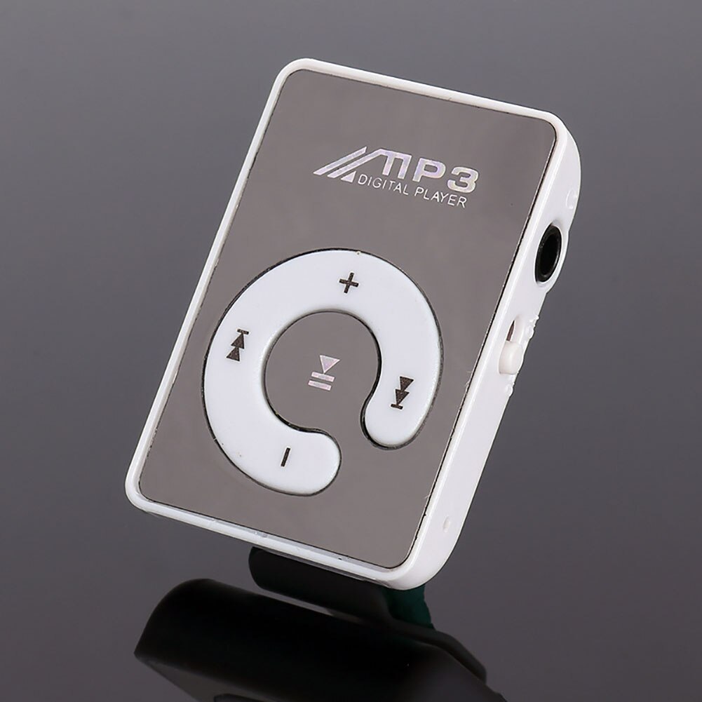 Mirror USB metal mini Clip mp3 Player 8 GB sport portable Music digital TF/SD Card Slot player mp 3 player card