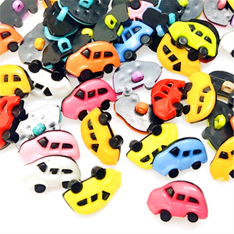 Suoja-agujero trasero de plástico para coche, botones de costura para bebés, 17mm, color negro y blanco, 30/50/70 unids/lote: black mix / 30pcs