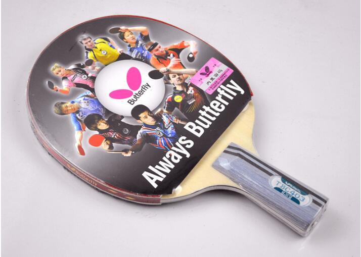 Genuine BTY 401 402 403 Shakehand Table Tennis Racket Ping Pong Racket Paddle Bat Blade loop with quick attack: 403 short handle