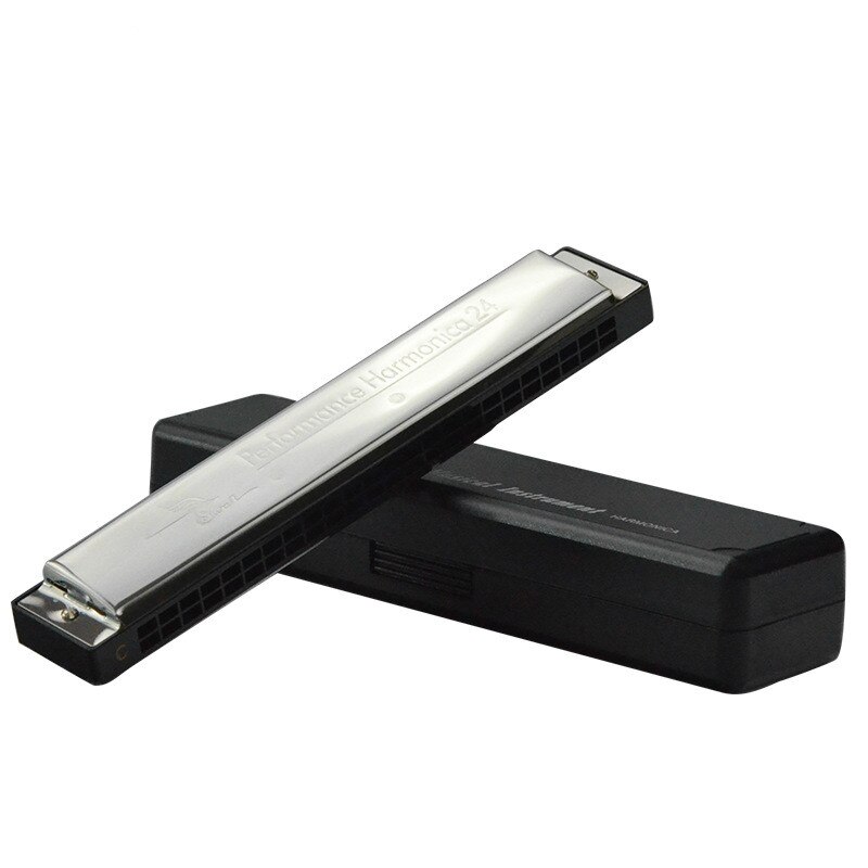 24-hole Polyphonic Harmonica Senior Adult Playing 2-tone Harmonica Easttop Harmonica Kongsheng Harmonica