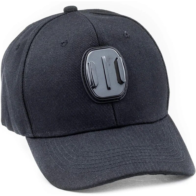 Gorra de béisbol con soporte de cámara de acción, soporte de montaje para GoPro Hero 11 10 9 SJCAM 4000AIR AKASO DJI Insta360 EKEN H9