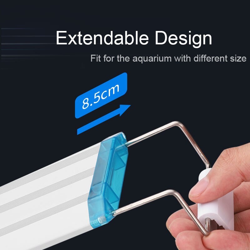 Super Bright Aquarium Light Fish Tank Plant Grow Lighting Aquarium Led Lighting 21-70CM Extensible Clip on Lamp For Fish Tank