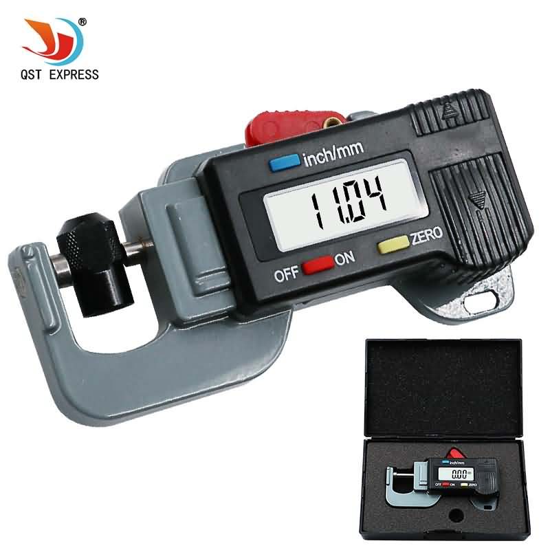 Nauwkeurige Digitale Diktemeter Meter Tester Micrometer 0-12.7 Mm 0.01 Mm Digitale Diktemeter Diktemeter