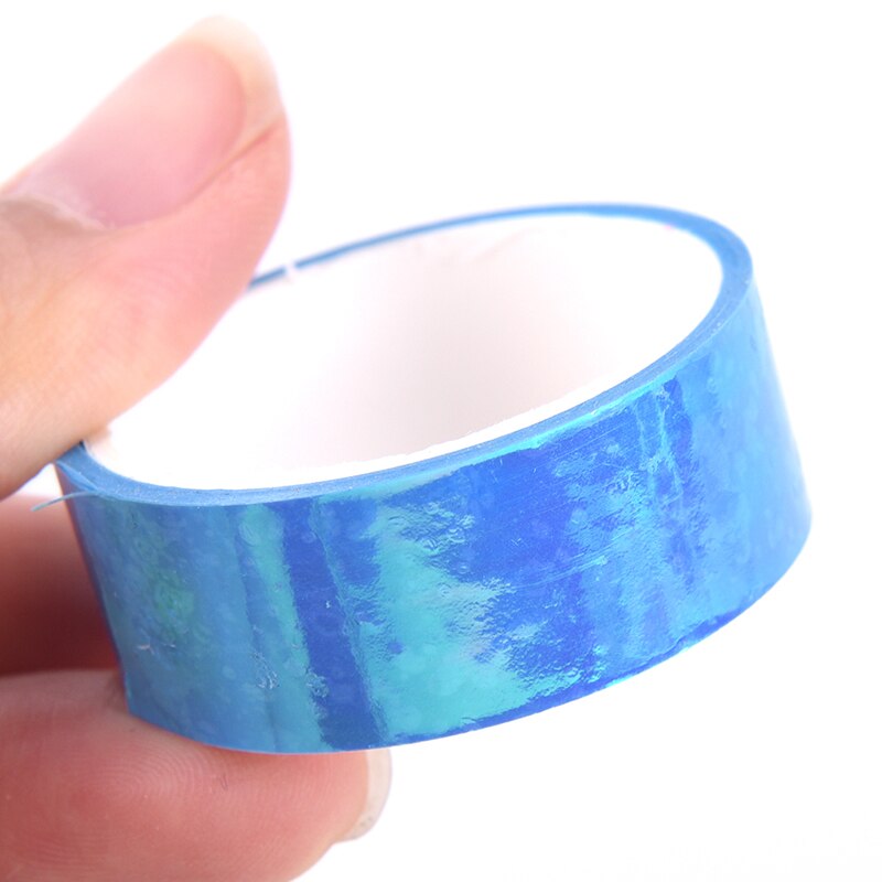 5m Rhythmic Gymnastics Decoration Holographic RG Prismatic Glitter Tape Hoops Stick 500cm x 1.5cm