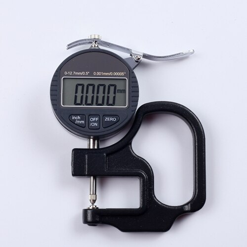 Medidor De Espesor Digital electrónica de cabeza redonda, 0.001mm, 0,01 micras, medidor de espesor, bola, diámetro de la lente 0-10mm, micrómetro: 0.001mm