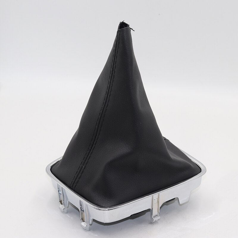 Voor vw tiguan 5n 2007 auto 5/6 versnellingen auto versnellingspook niveau pookknop met pu lederen laars: Versnellingslaars
