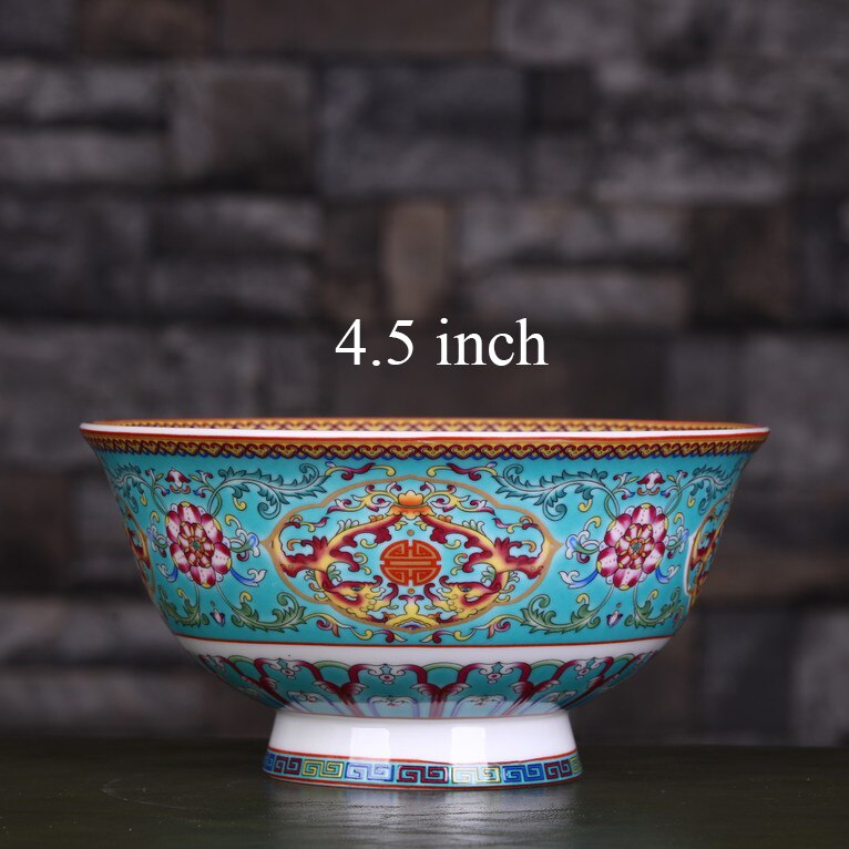 4.5 Inch Jingdezhen Keramische Kleine Rijstkom Chinese Bone China Ramen Mixing Bowls Servies Thuis Keuken Servies Voedsel Houder: C