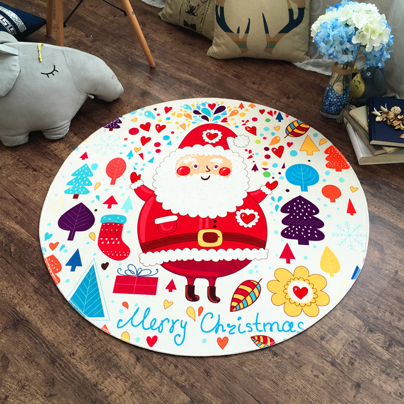 ins kids tent pad carpet living room bedroom bed baby carpet computer chair basket study cartooning carpet.: Clear