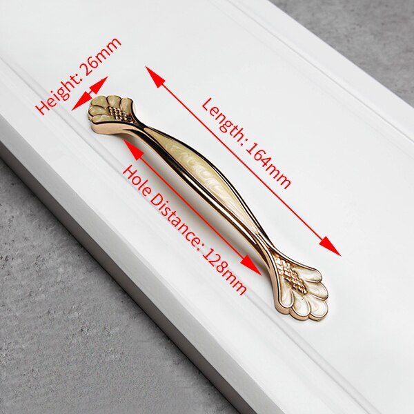 Bursztyn żółty europejskiej uchwyty robić szafek drzwi ze stopu aluminium kuchnia gałki uchwyty robić szafek gałki robić szuflady uchwyt robić szafy: LA867Y-128