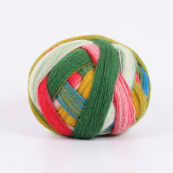 nouveauté 100g 800 m naturel doux laine arc-en-ciel espace colorant fantaisie fil unique organique Crochet fil X4012: 08