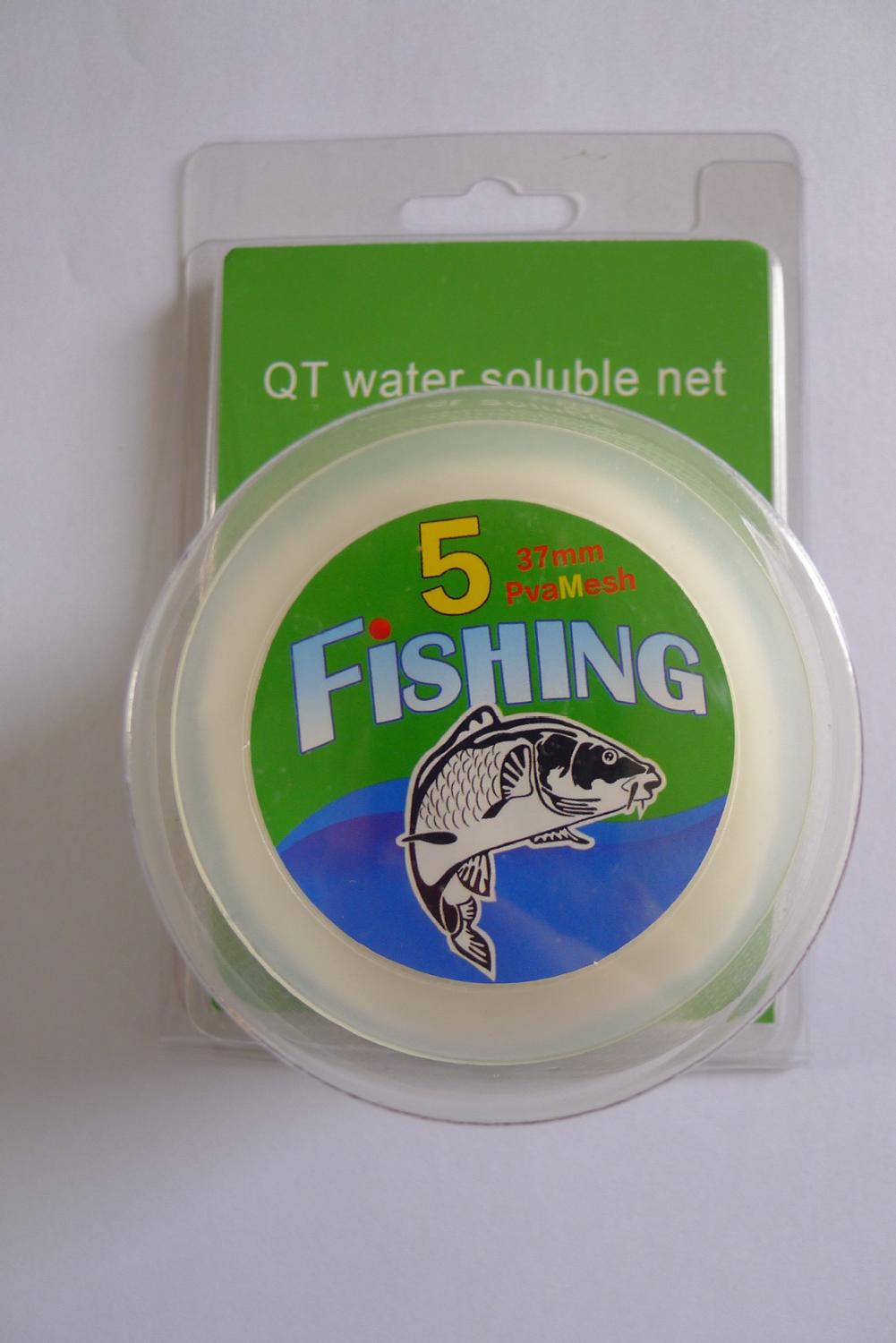 Goture PVA filet de pêche carpe pêche longue coulée filet d'appâtage 5M maille étroite instantanée fondu Net mangeoire accessoires de pêche attirail: Q