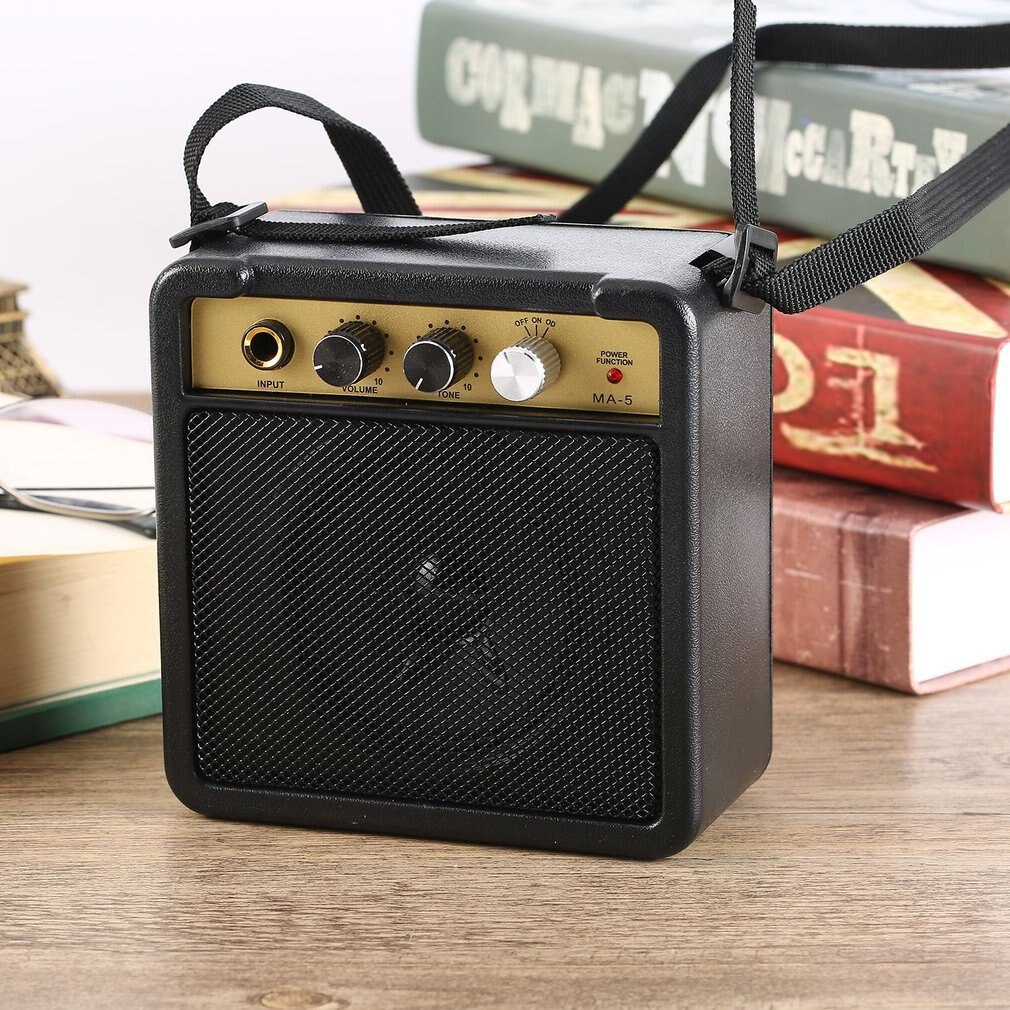 E-WAVE Mini Guitar Amplifier Guitar Amp With Back Clip Speaker Guitar Accessories For Acoustic Electric Guitar E-WAVE