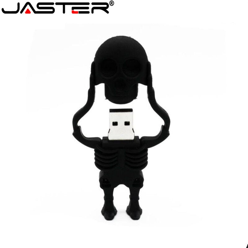 Halloween Kühle USB-Stick Mini-Stick Lustige Memory Stick Pen Drive 4GB 8GB 16GB 32GB 64GB USB 2,0 U festplatte Kreative: 64GB / Black