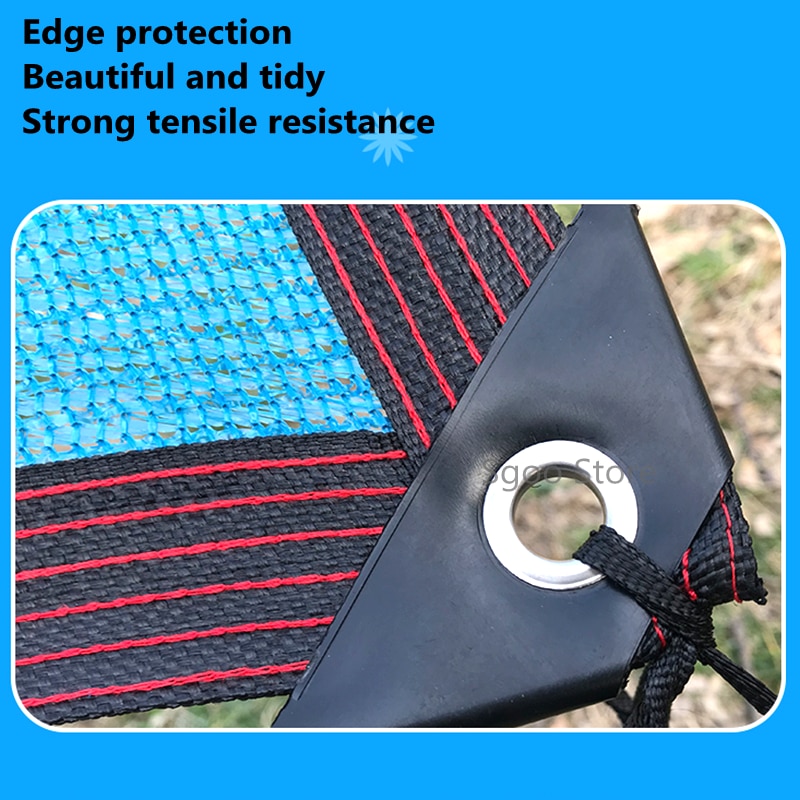 Anti-UV HDPE Blue Sun Shading Net Succulent Plant Sunshade Net Garden Greenhouse Outdoor Swimming Pool Cover Sun Shade Net