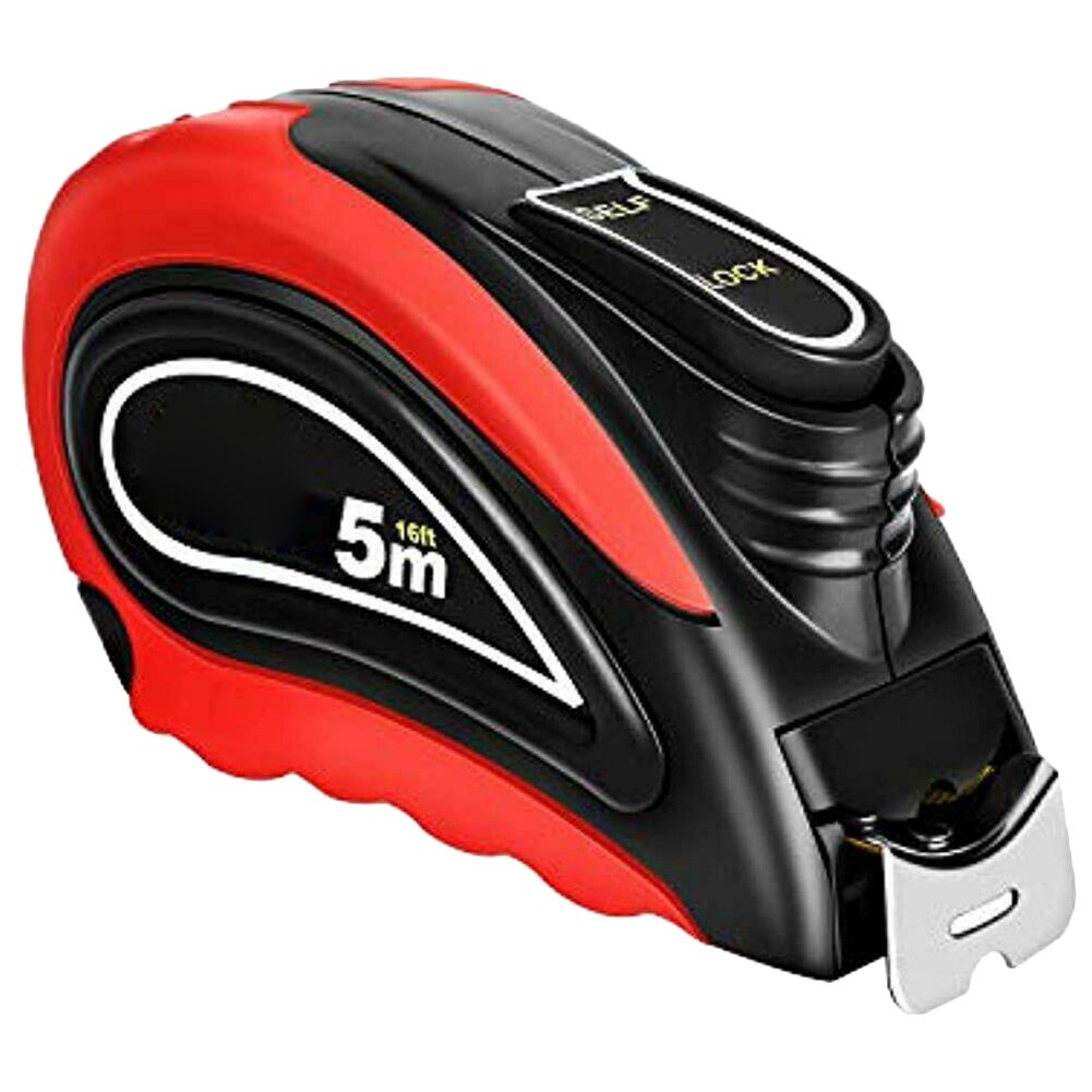 Cinta métrica de bloqueo automático, 3m/5m/7,5 m, medición métrica retráctil de pulgadas para manualidades de construcción, carpintería, M25