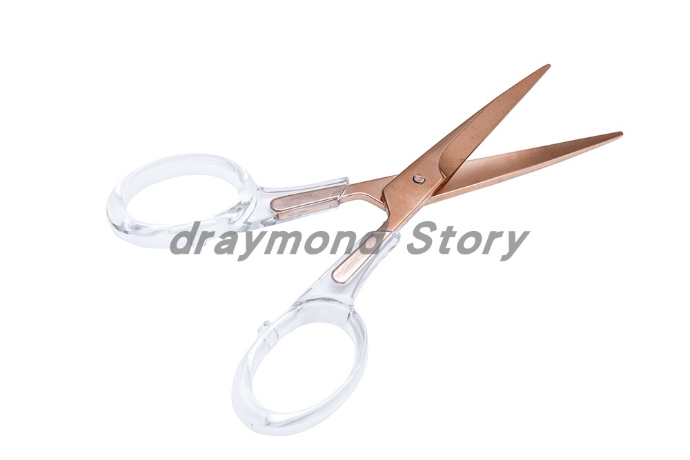 Premium Acryl Schaar & Rose Gold Potlood/Pen Bekerhouder Bureau Kit