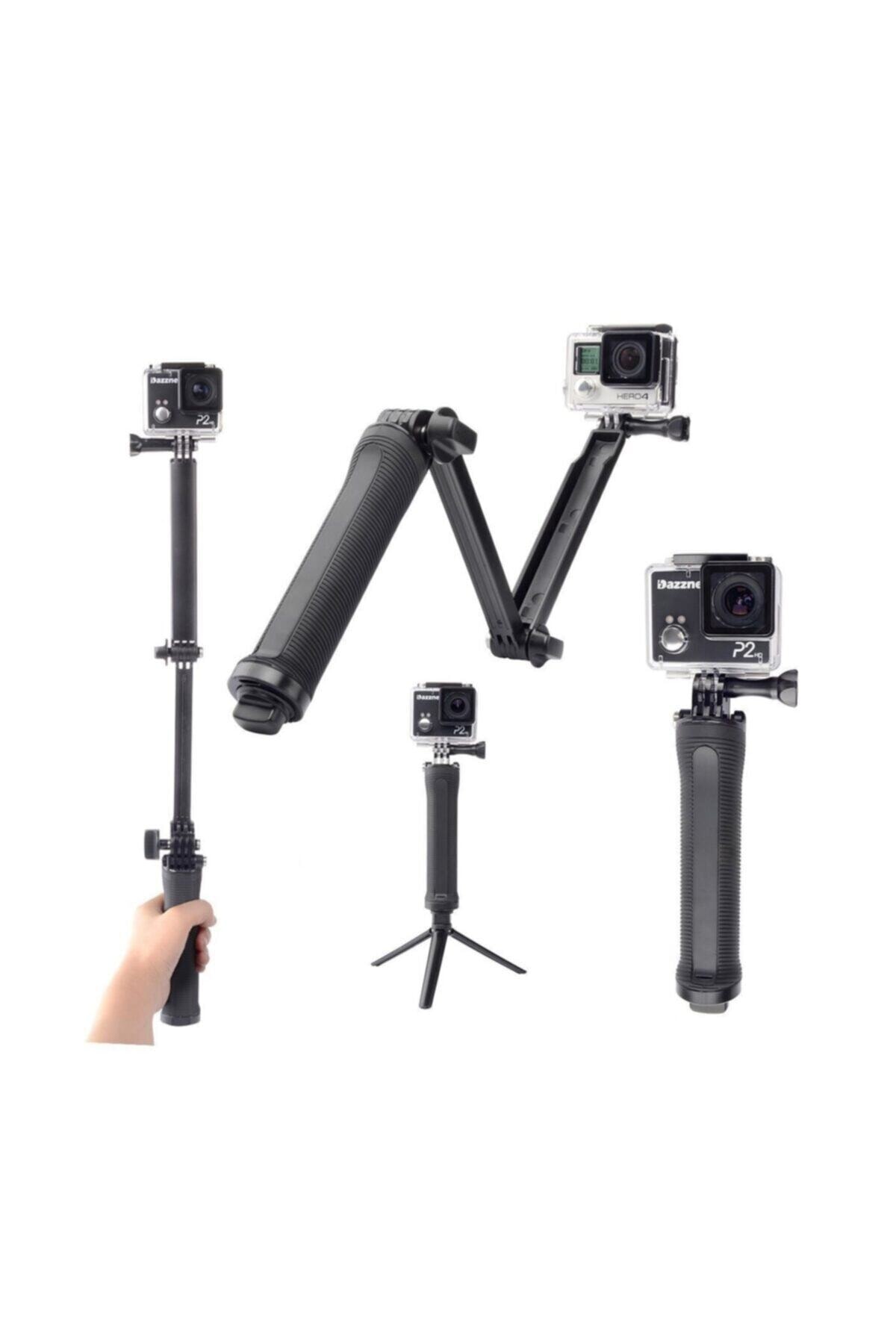 Gopro &amp; Action Camera 3 Way Multi-Way Monopod Tripod