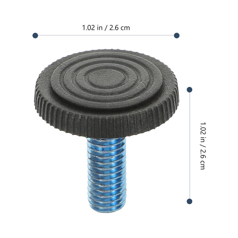 20 piezas pie nivelador roscado en muebles, mesa, silla, deslizamiento, ajustador de pie nivelador M6, accesorios para tazas de muebles, tornillo para el hogar