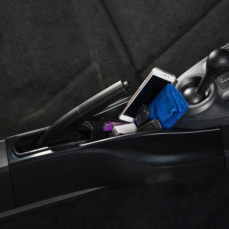 Caja de almacenamiento para reposabrazos Central de coche, contenedor de fibra de carbono, funda organizadora de guantes para Smart fortwo 453