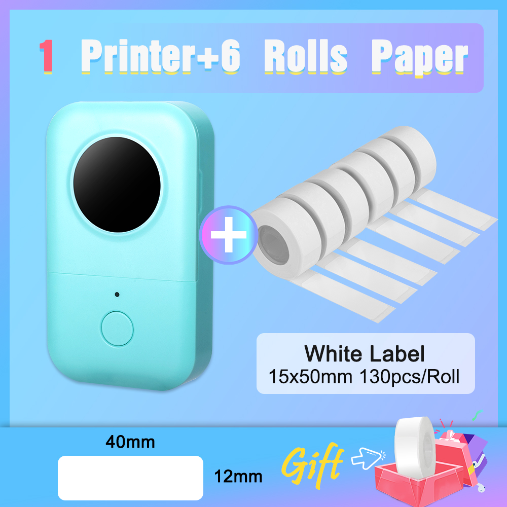 Version Phomemo D30 Smart Mini Label Maker Wireless Thermal Label Machine Compatible with IOS and Android System