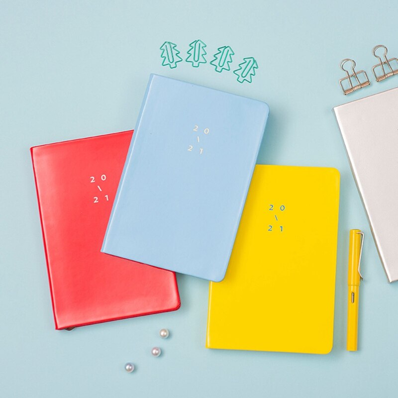 Year A5 Agendas Journals PU Notebook Planner Organizer Diary Schedule Book Journal Diary Planner A5 Notebook