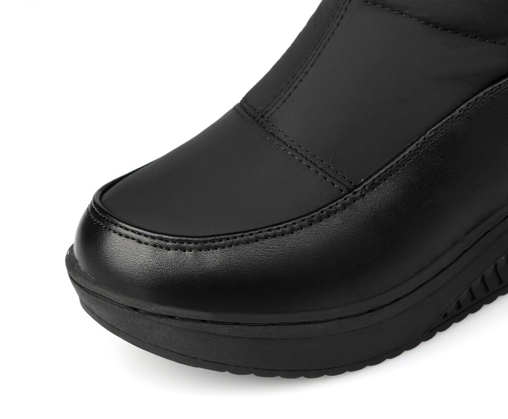 MEMUNIA komen mid kalf laarzen vrouwen warm houden snowboots winter mode med hakken waterdichte schoenen maat 35 -44